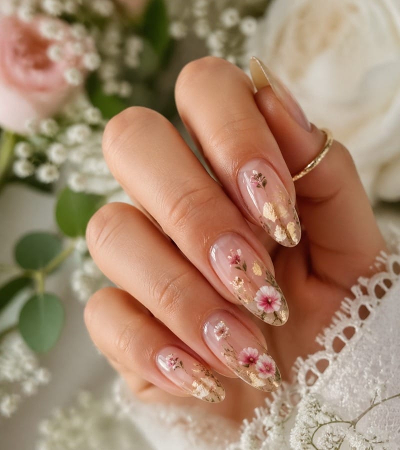 Floral Wedding Nail Art
Bring Nature to Your Nails with Floral Designs