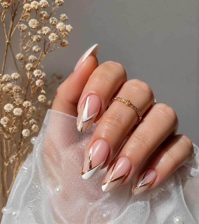 Geometric Nail Art
Modern Brides Love Geometric Nail Art