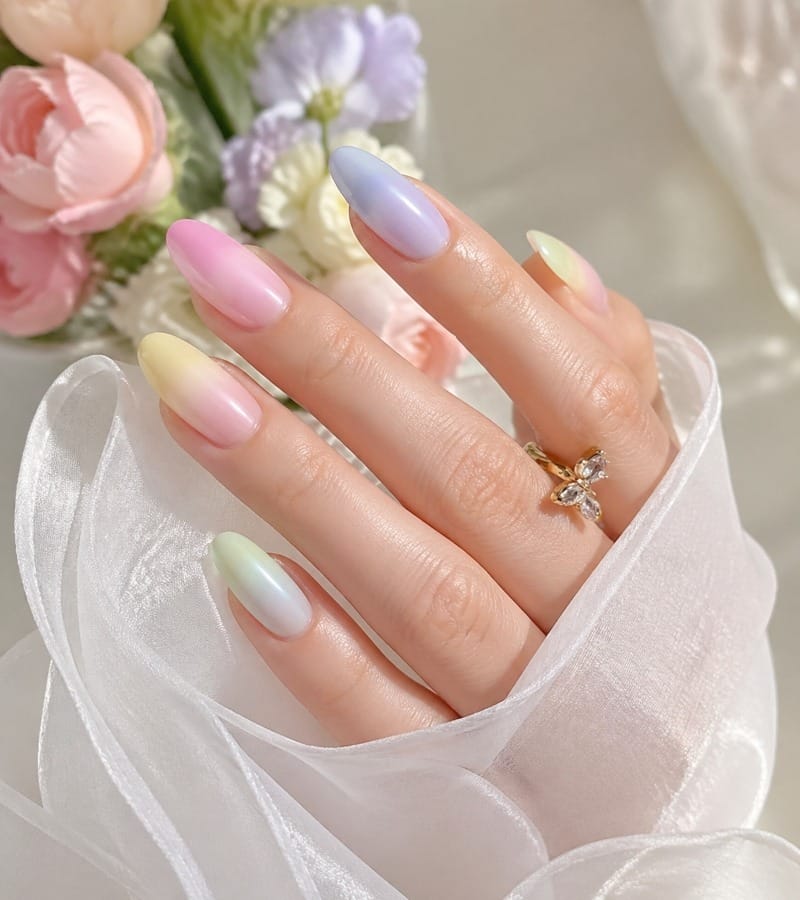 Pastel Wedding Nails
Soft and Dreamy Pastel Nails