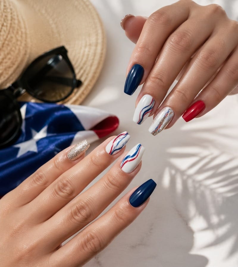 Ignoring Nail Shape and Length for Memorial Day