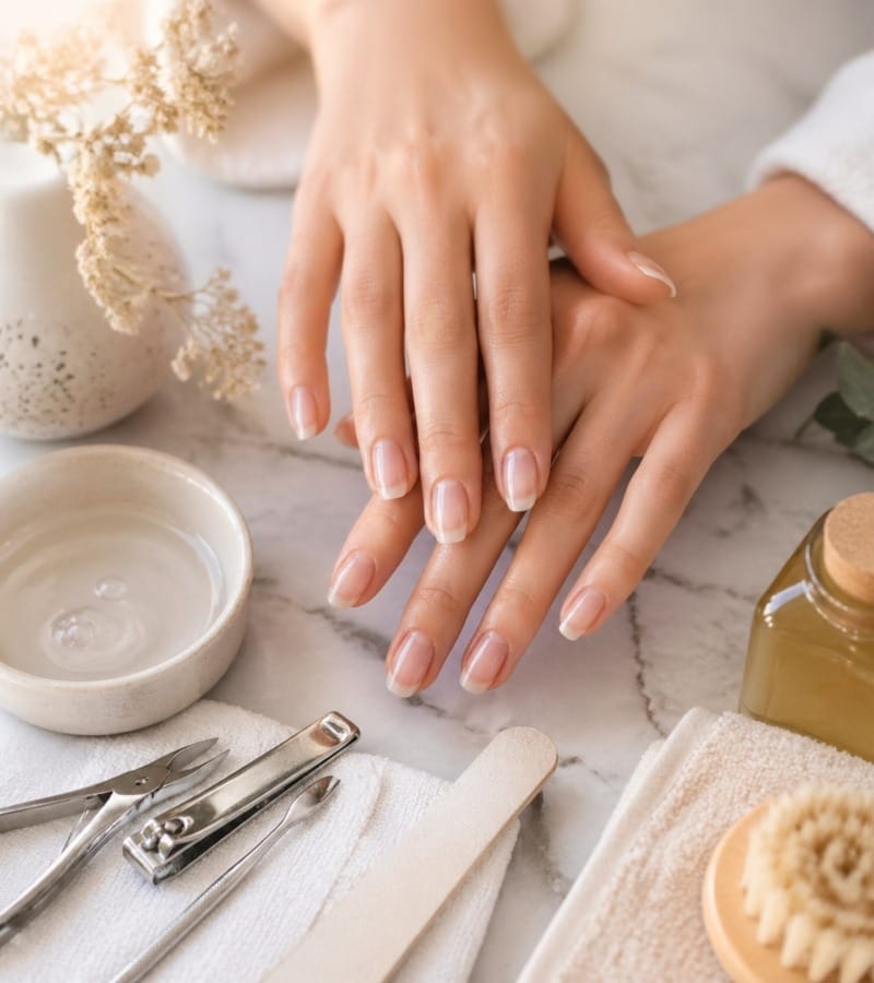 Forgetting Nail Care Before Applying the Polish