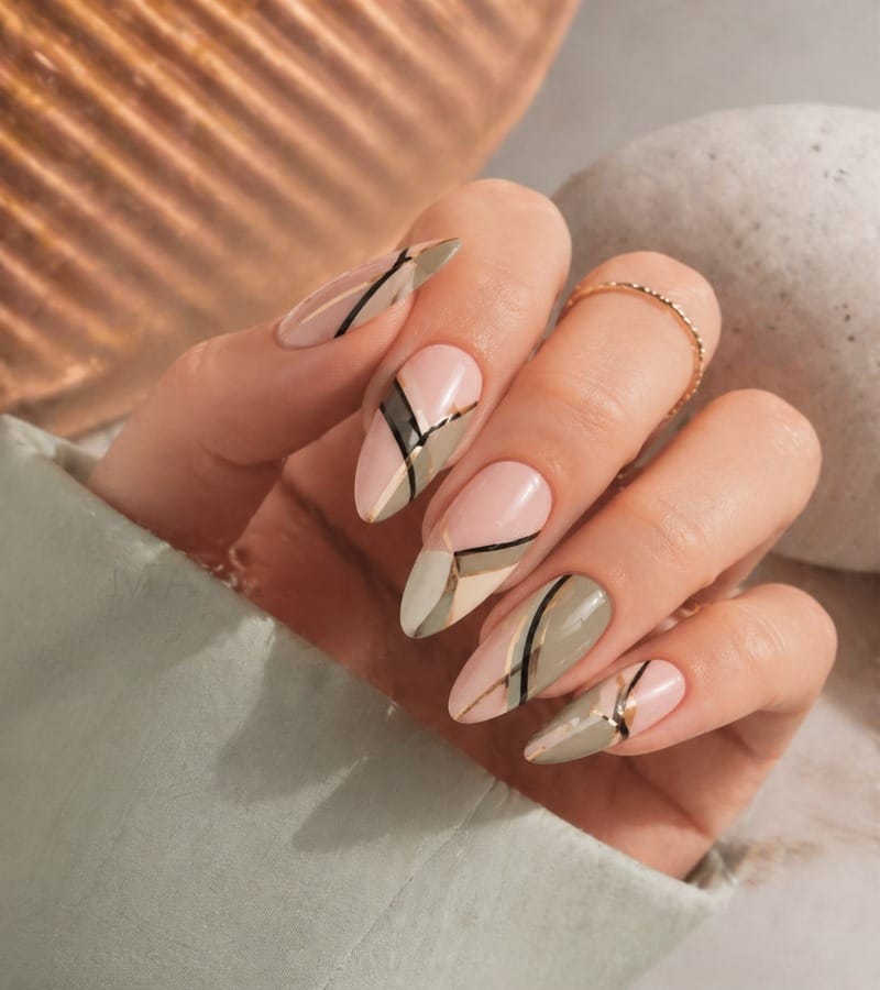 Geometric Glam: Bold Lines and Shapes