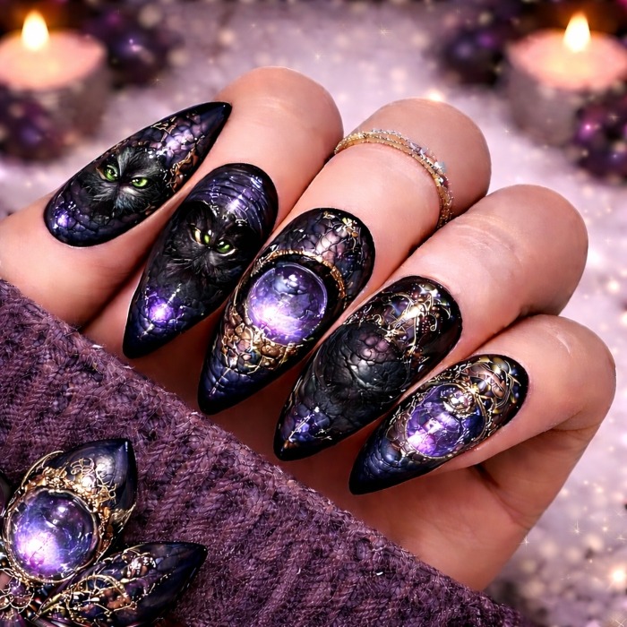 Witch’s Familiar Cat Nails