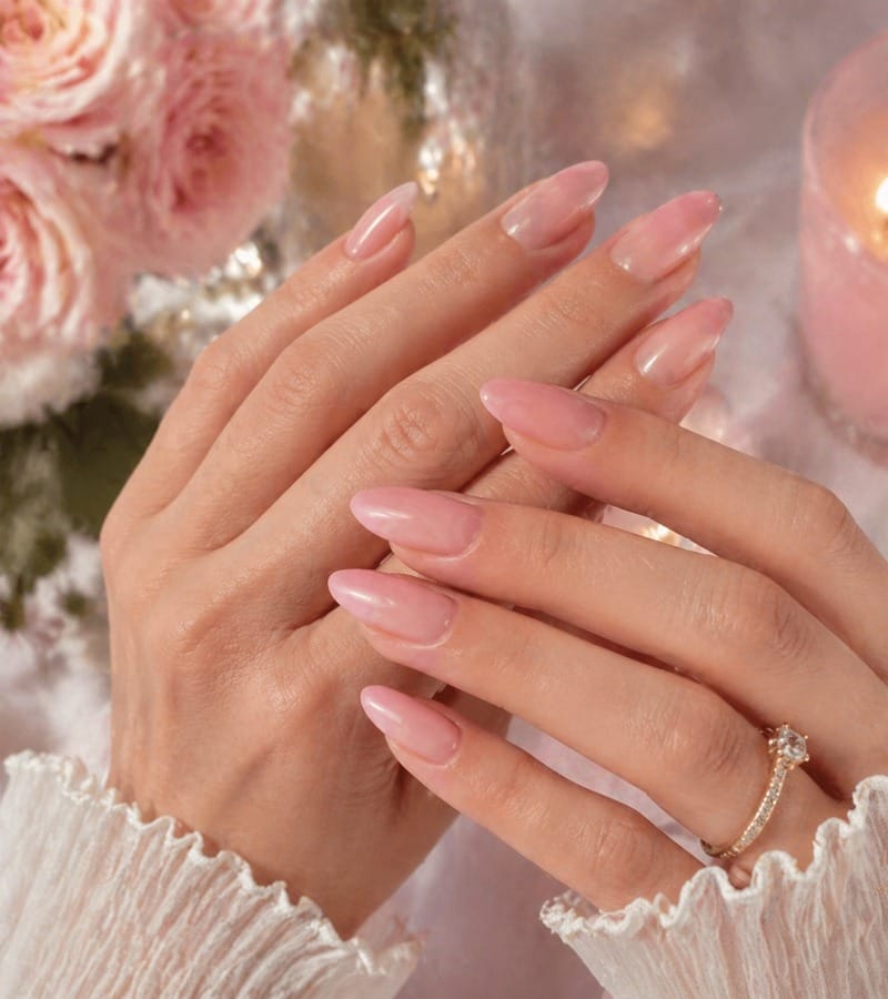 Soft Pink Ombre: Subtle and Elegant