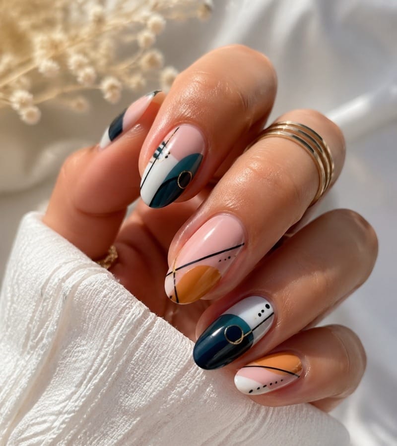 Abstract Geometric Nails