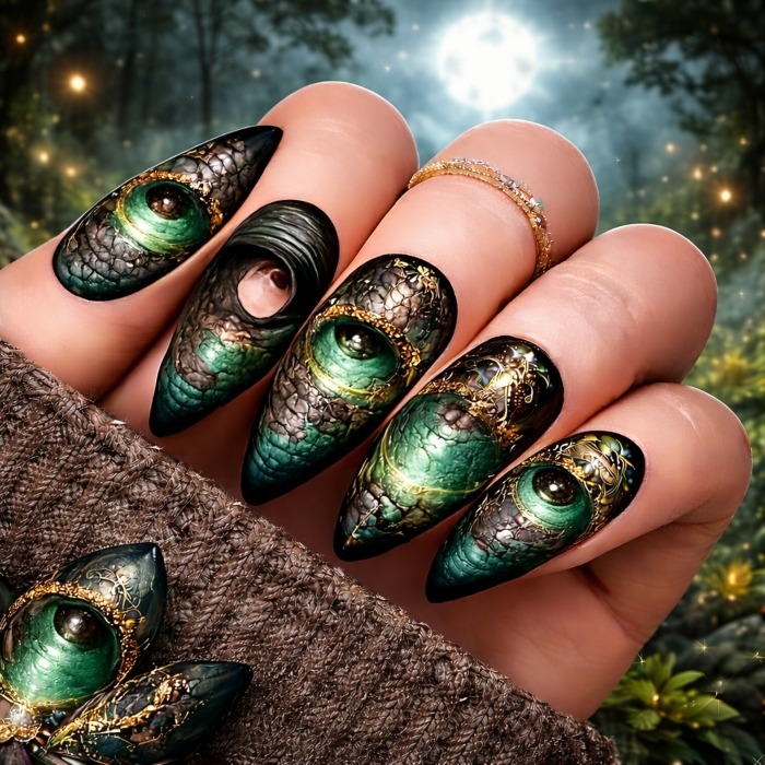 Mystic Eye Witch Nails