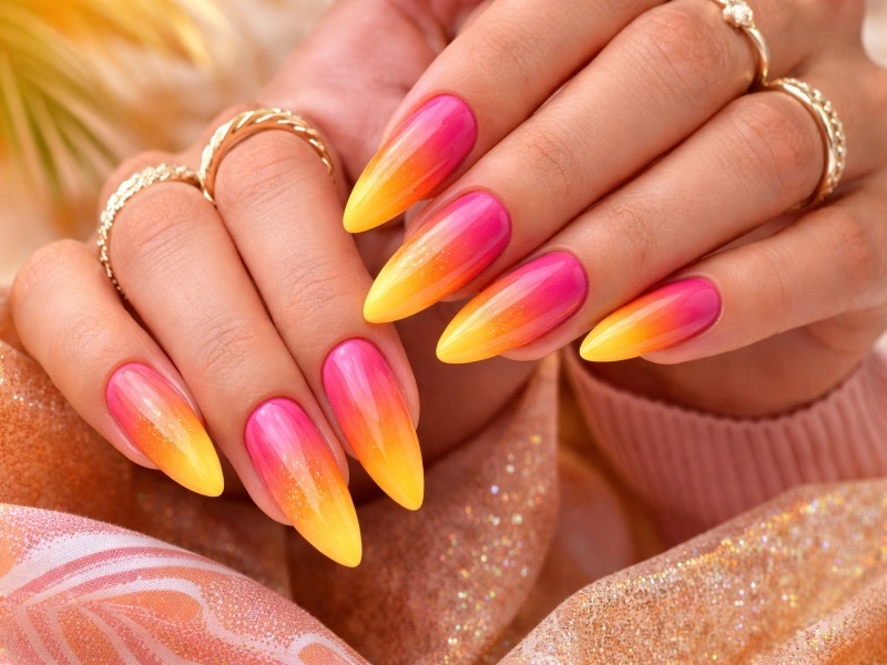 Sunset Gradient Nails