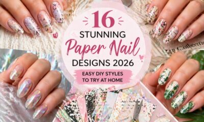 Paper Nail Designs