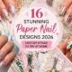 Paper Nail Designs