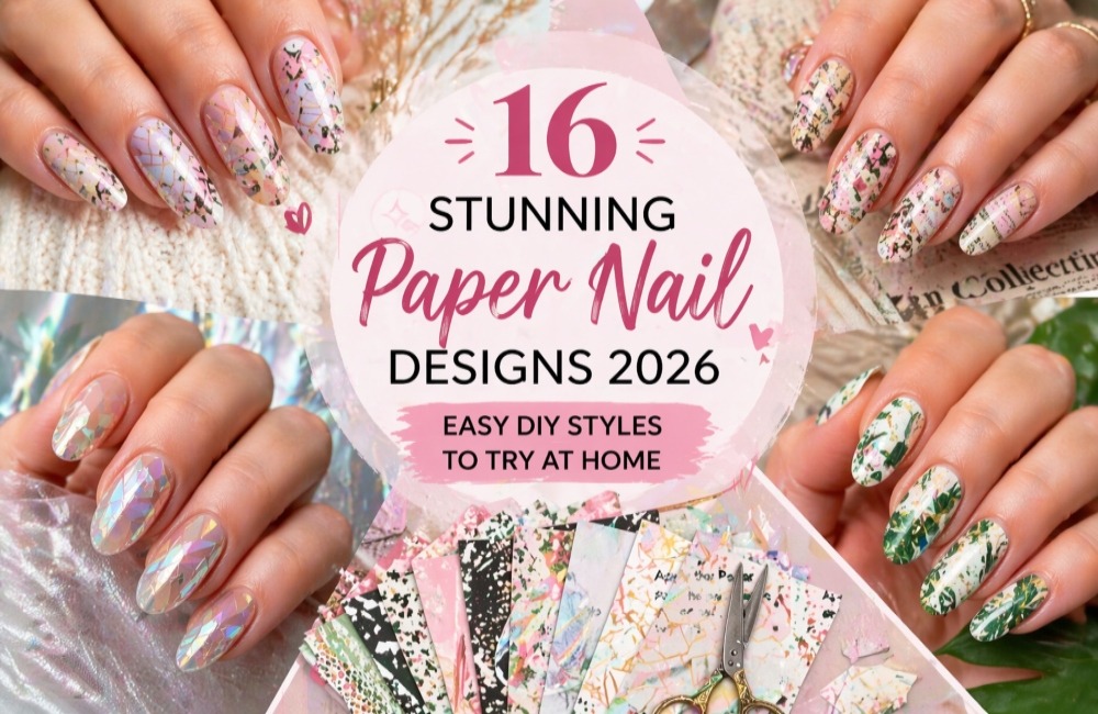 Paper Nail Designs