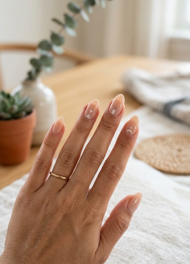 Metallic Foil Paper Nails