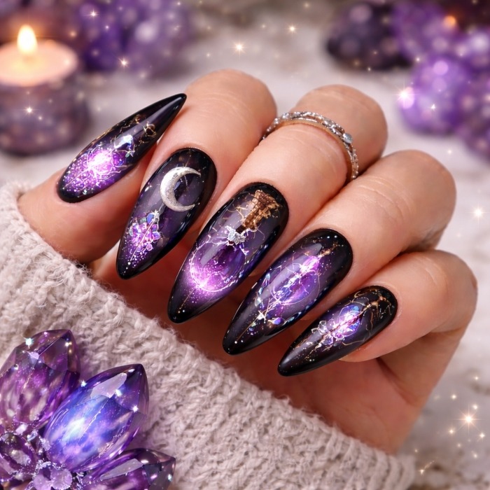 Crystal Witch Nails