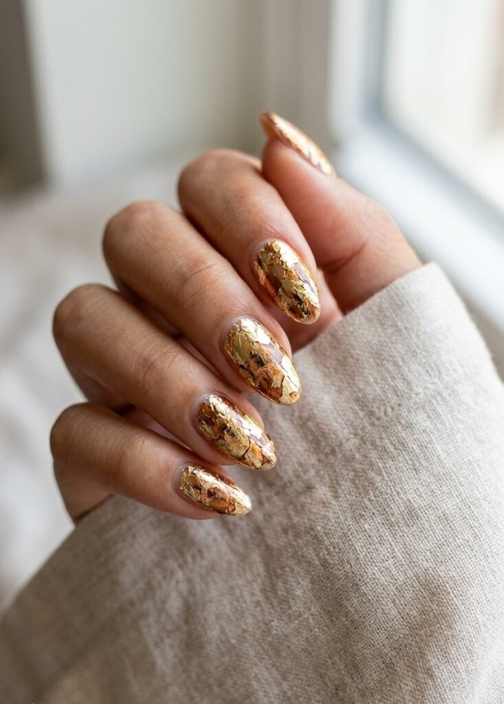 Metallic Foil Paper Nails
