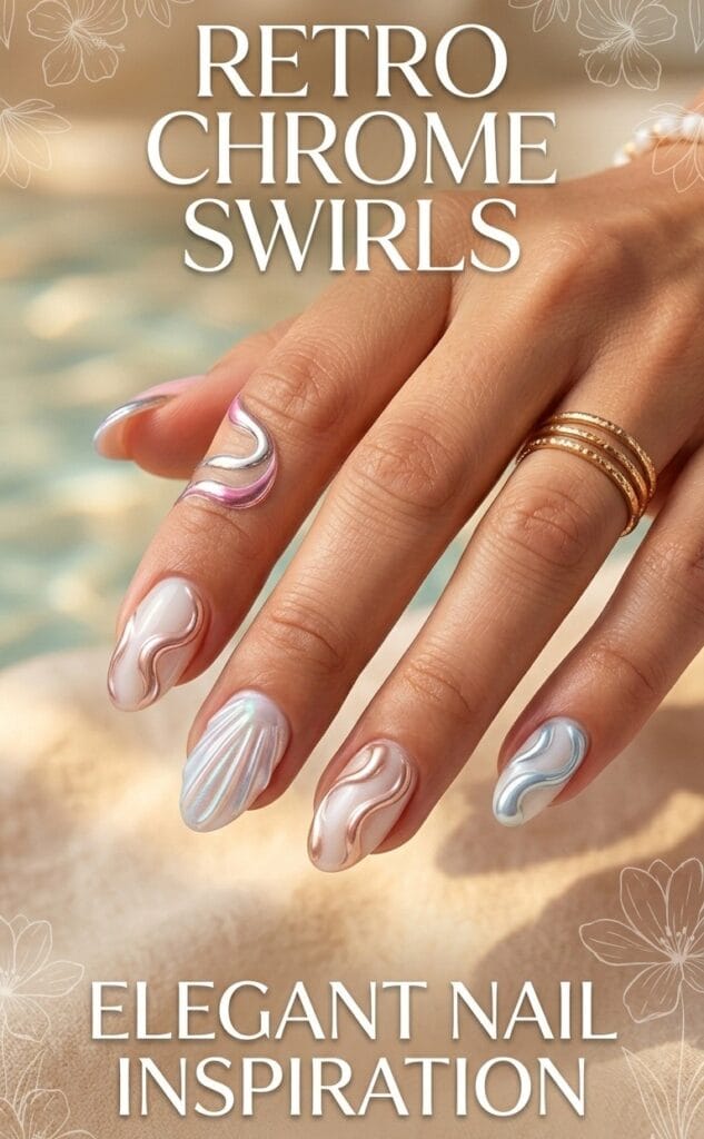 Retro Chrome Swirls