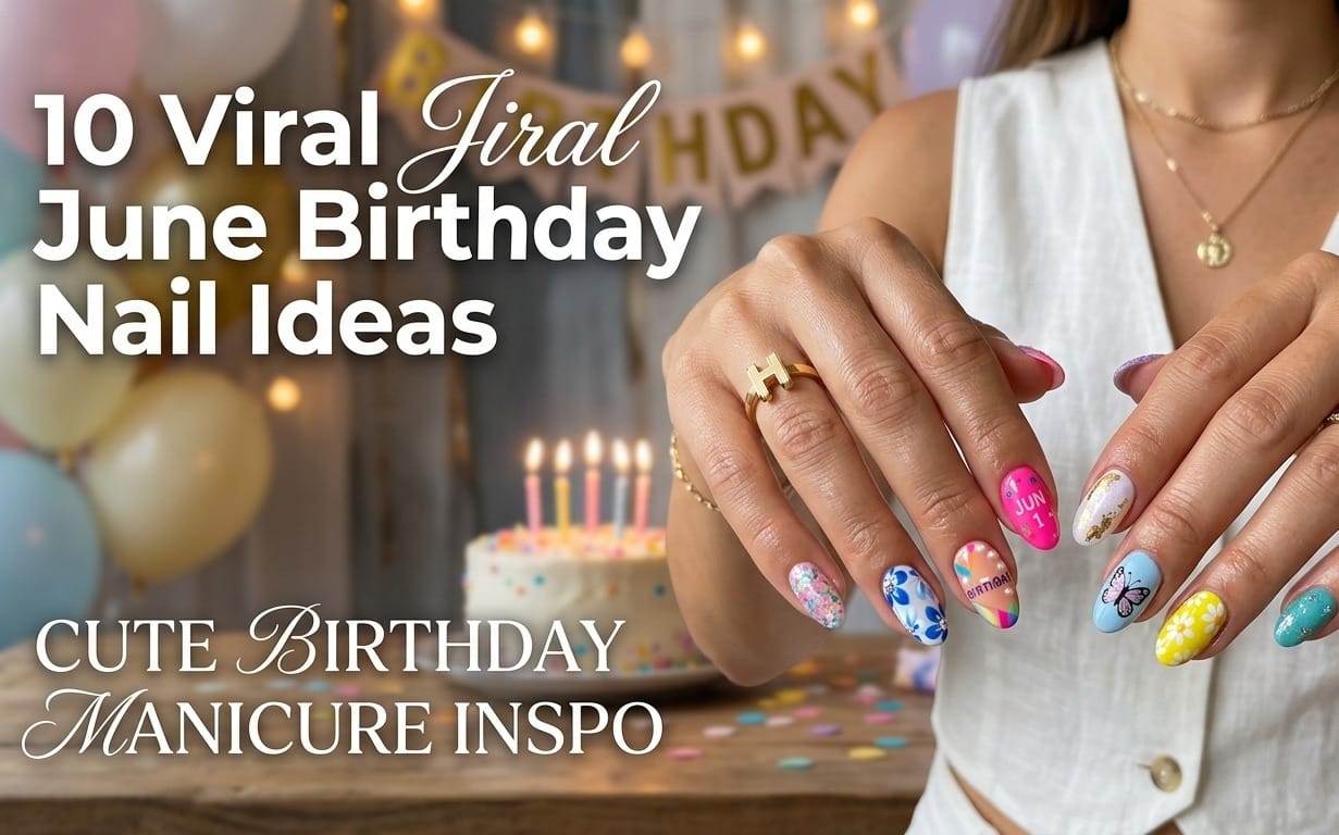 June Birthday Nail Ideas