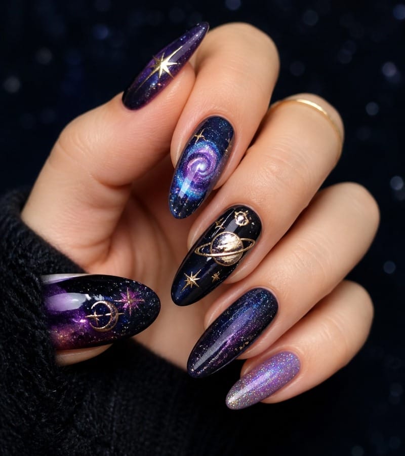 Galaxy Nails: Out-of-this-World Designs