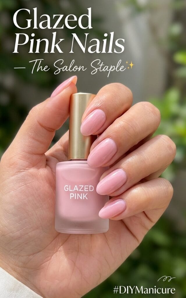 Glazed Pink Nails — The Salon Staple