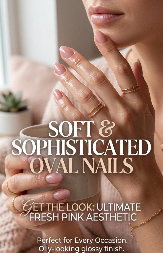 Pink Oval Nails Aesthetic — Soft and Sophisticated