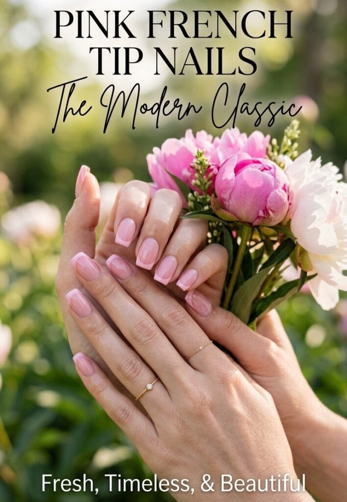 Pink French Tip Nails — The Modern Classic