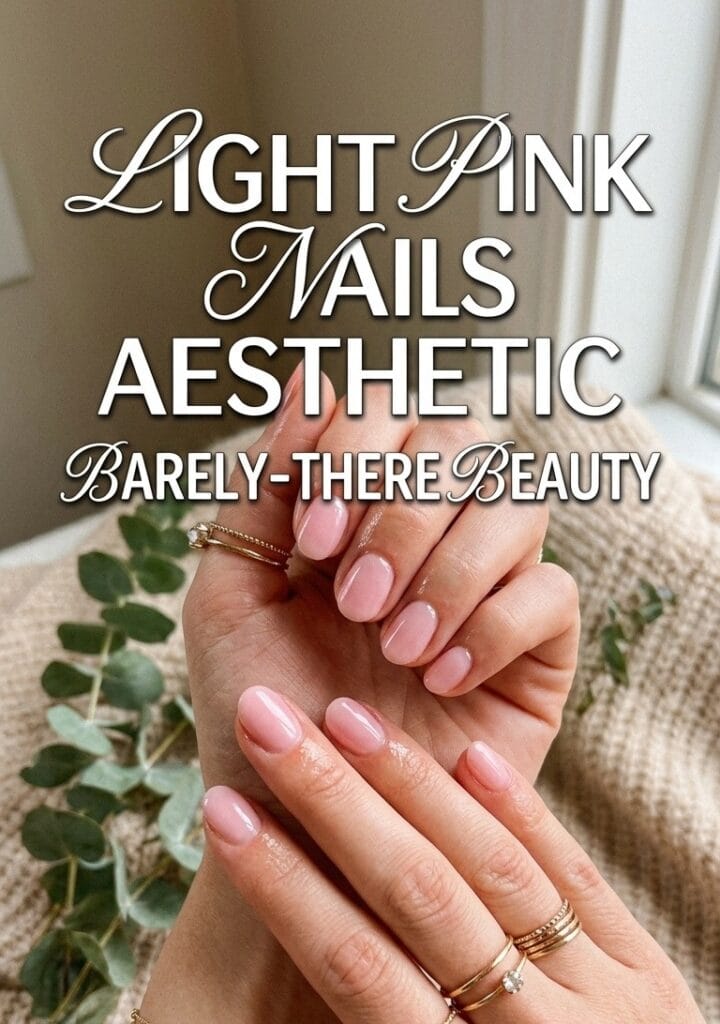 Light Pink Nails Aesthetic — Barely-There Beauty