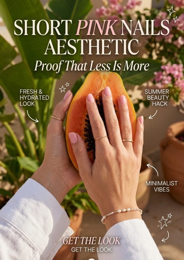 Short Pink Nails Aesthetic — Proof That Less Is More