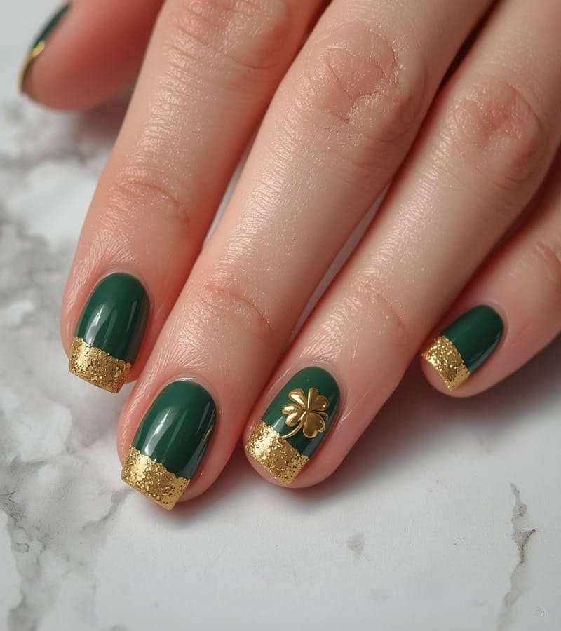 Pot of Gold French Tips