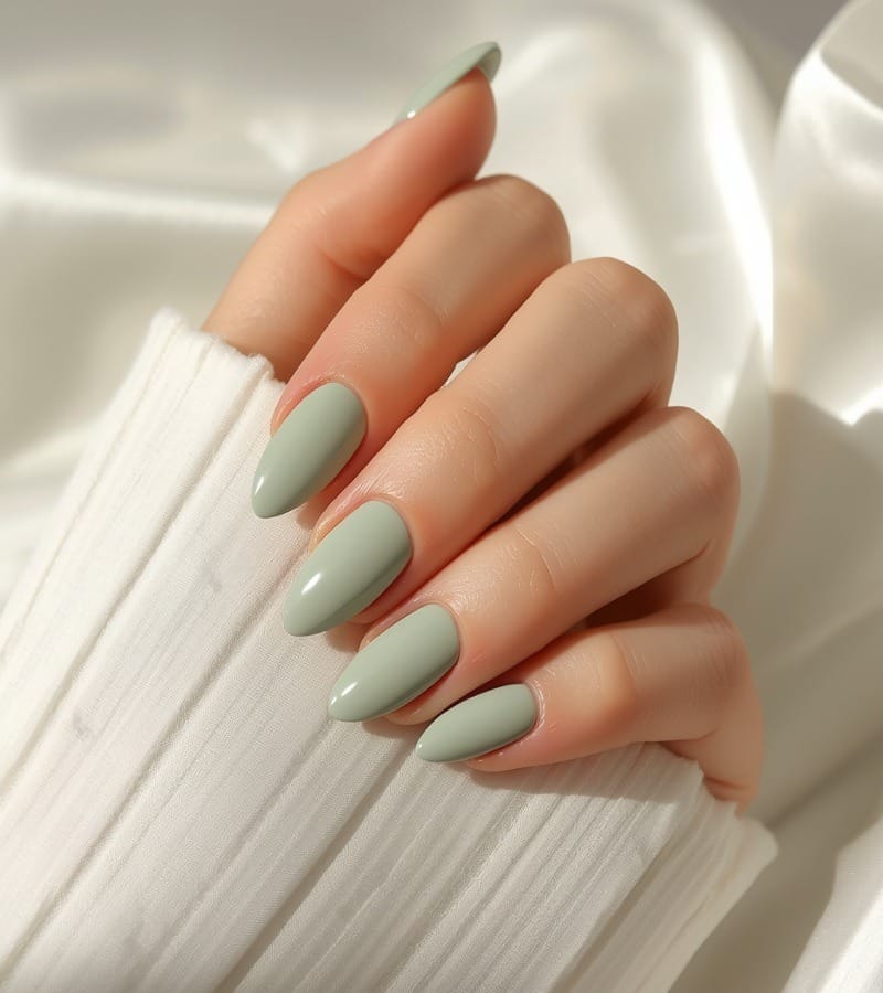 Simple Green Nails