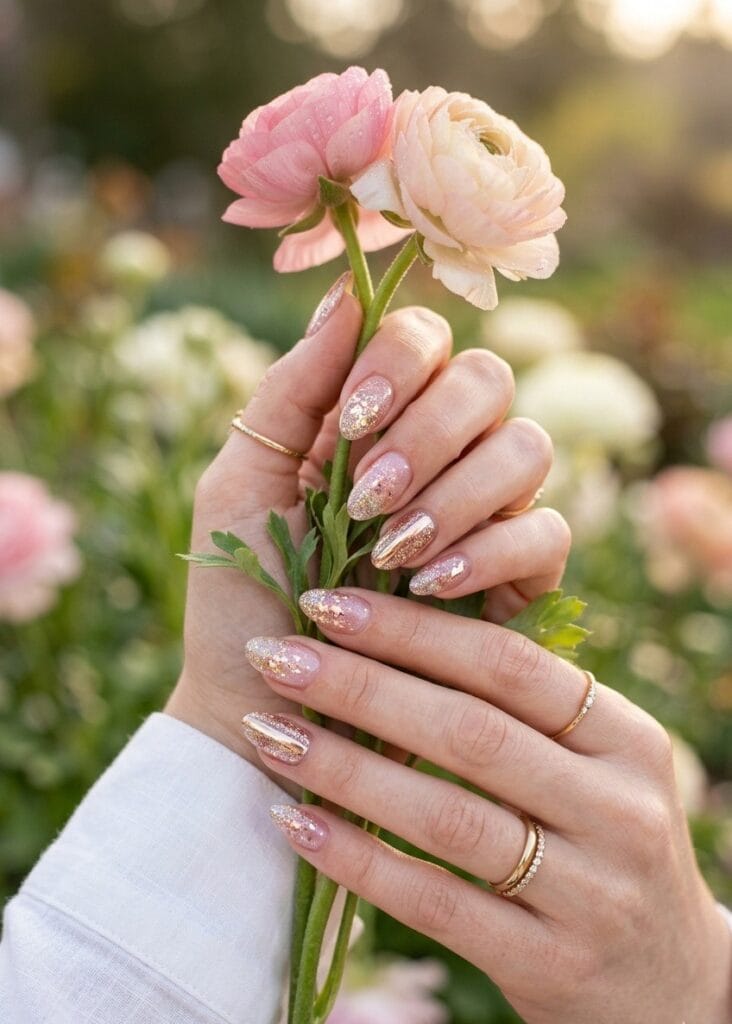 Bold Glitter and Metallic Accents