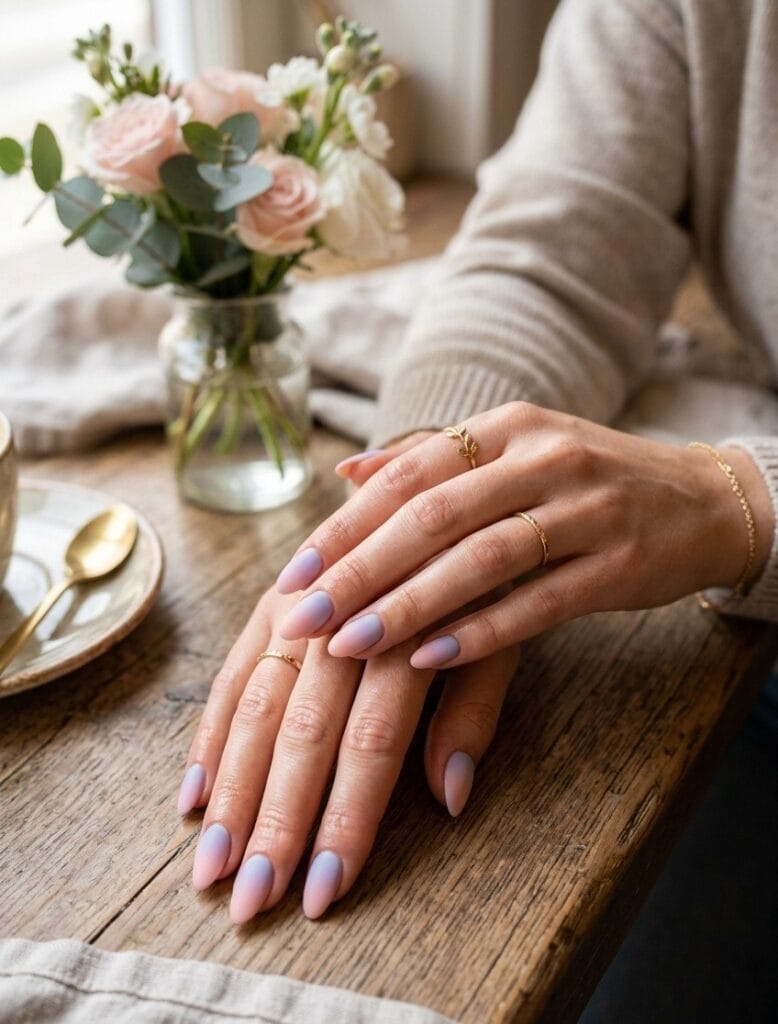 Pastel Ombre Nails