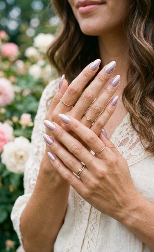 Metallic Holo Nails
