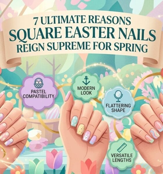 Square Easter Nails